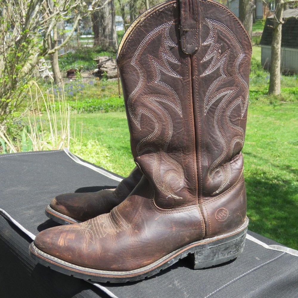 Double H 3282 men's western work boots sz8.5D